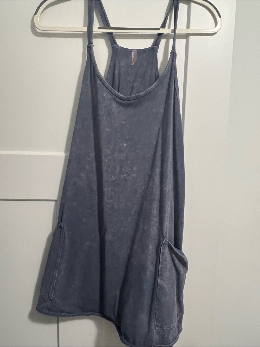 Women's Slate Blue Pocket hot shot mini dress - Free People